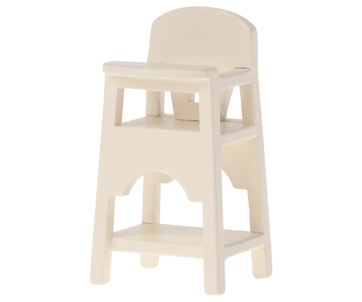 High Chair, Mouse - Off White Maileg Lil Tulips