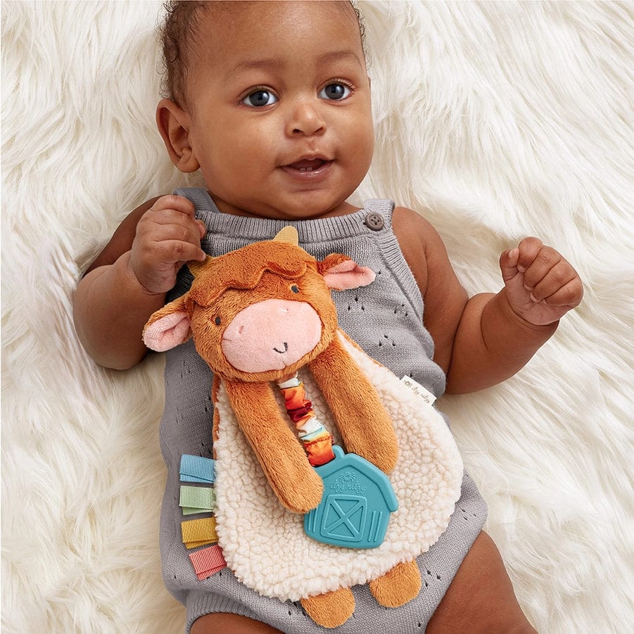 Highland Cow Itzy Friends Lovey™ Plush Itzy Ritzy Lil Tulips