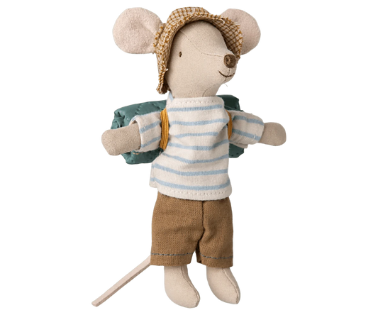 Hiker mouse, Big brother - Stripes Maileg Lil Tulips