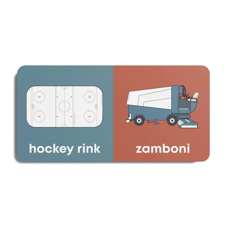 Hockey Baby Board Book Left Hand Book House Lil Tulips