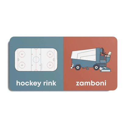 Hockey Baby Board Book Left Hand Book House Lil Tulips