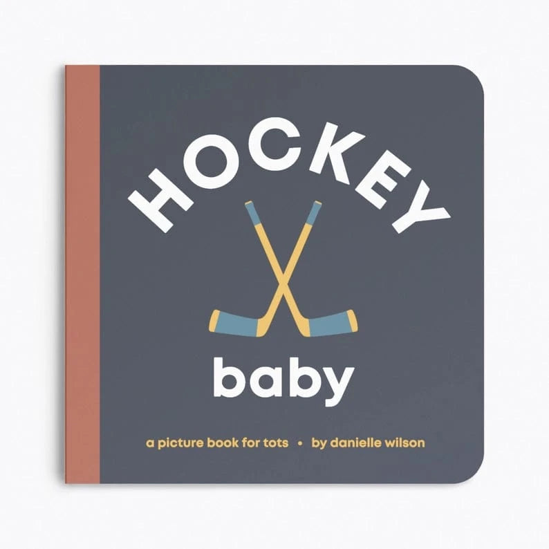 Hockey Baby Board Book Left Hand Book House Lil Tulips