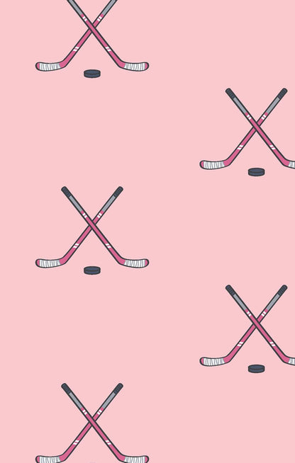 Hockey - Pink - 2 Way Zipper Ruffle Back Footie Angel Dear Lil Tulips