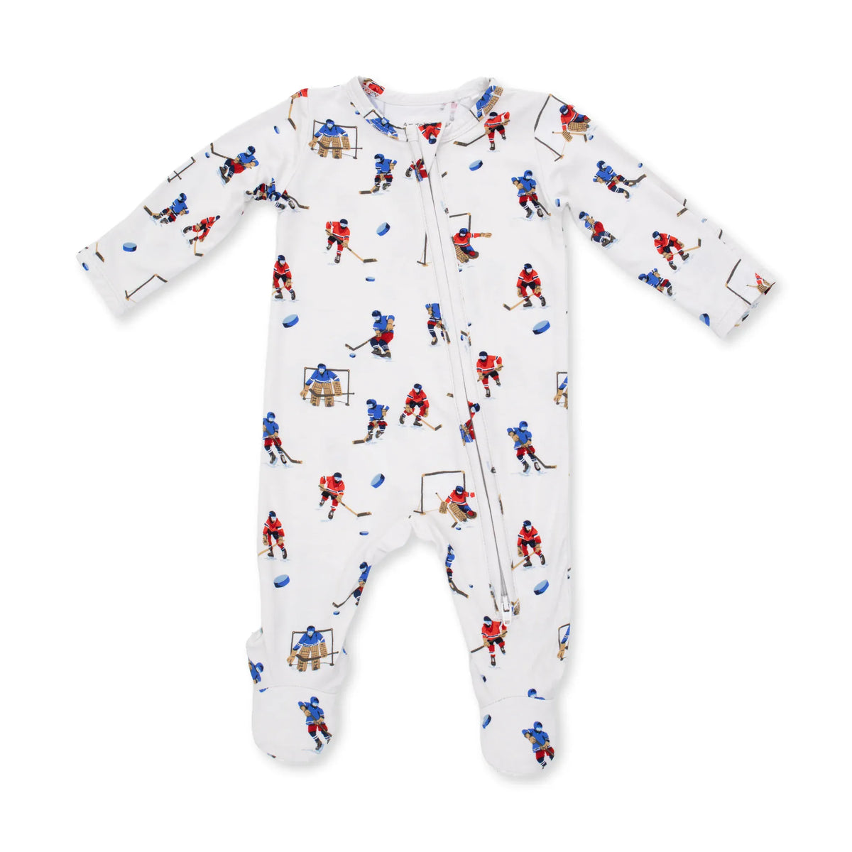 Hockey Players - 2 Way Zipper Footie Angel Dear Lil Tulips