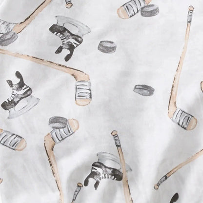Hockey Season Sweatshirt & Pants Organic Cotton Set Burt's Bees Baby Lil Tulips