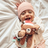 Holiday Bear Itzy Lovey™ Plush + Teether Toy Itzy Ritzy Lil Tulips