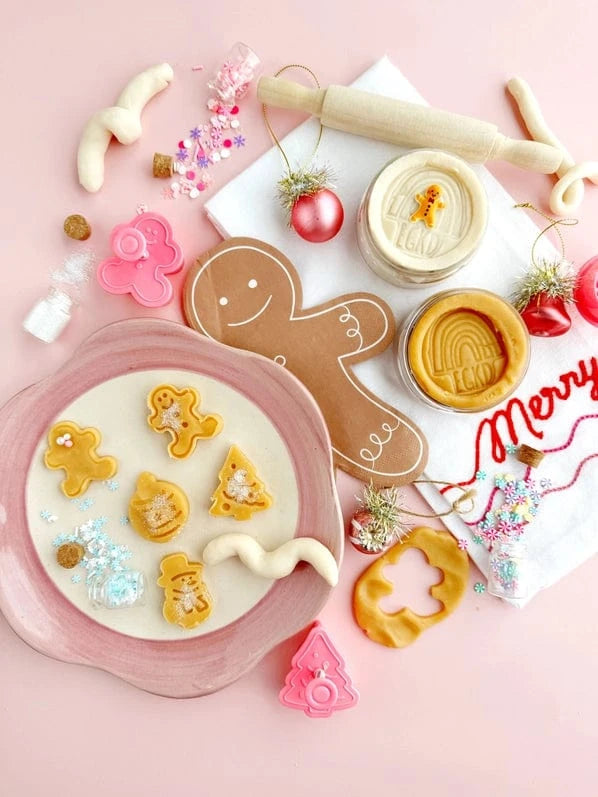 Holiday Cookies Kiddough Play Kit Earth Grown KidDoughs Lil Tulips