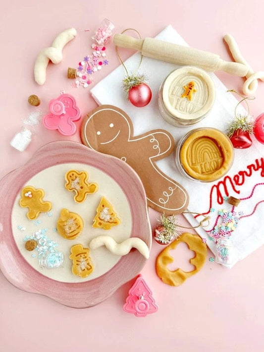 Holiday Cookies Kiddough Play Kit Earth Grown KidDoughs Lil Tulips