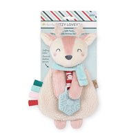 Holiday Pink Reindeer Itzy Lovey™ Plush + Teether Toy Itzy Ritzy Lil Tulips