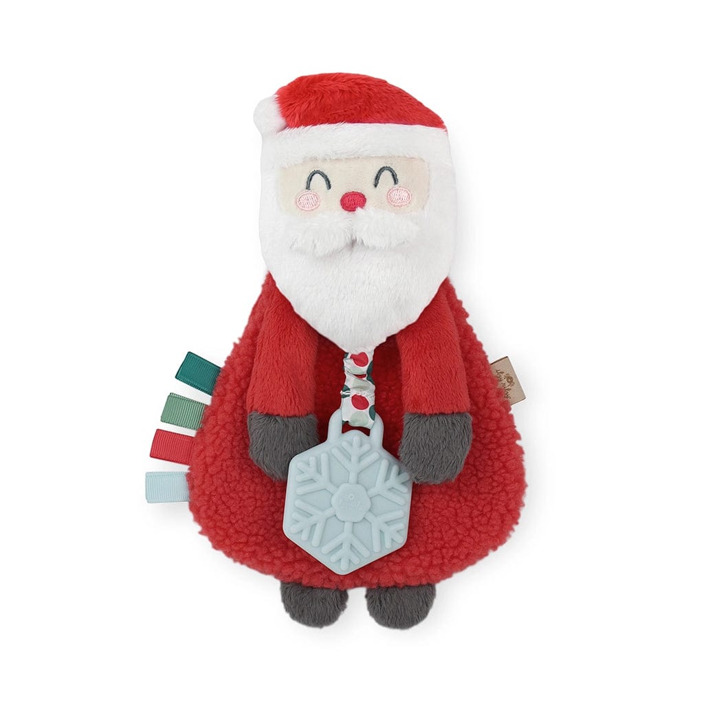 Holiday Santa Itzy Lovey™ Plush + Teether Toy Itzy Ritzy Final Sale Lil Tulips