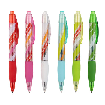 Holiday Smens 6-pack (Glitter Gel Ink) - Scented Pens Scentco Lil Tulips