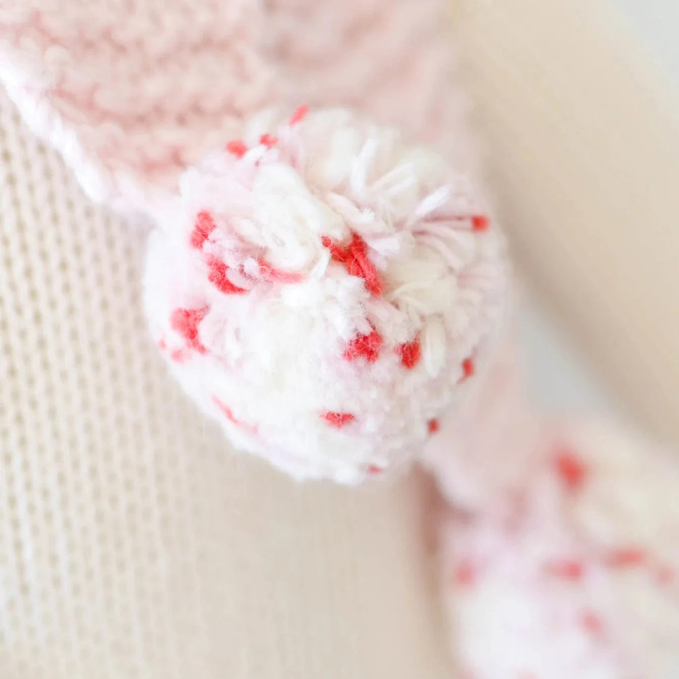 Holly the snowman Hand Knit Doll cuddle+kind Lil Tulips