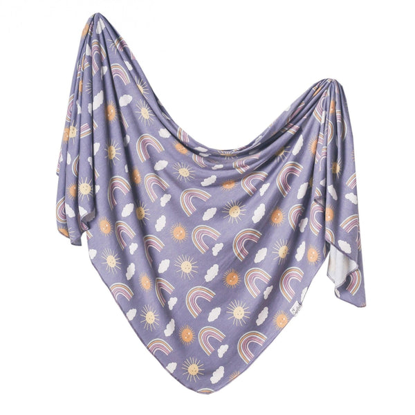 Hope Knit Swaddle Blanket Copper Pearl Lil Tulips