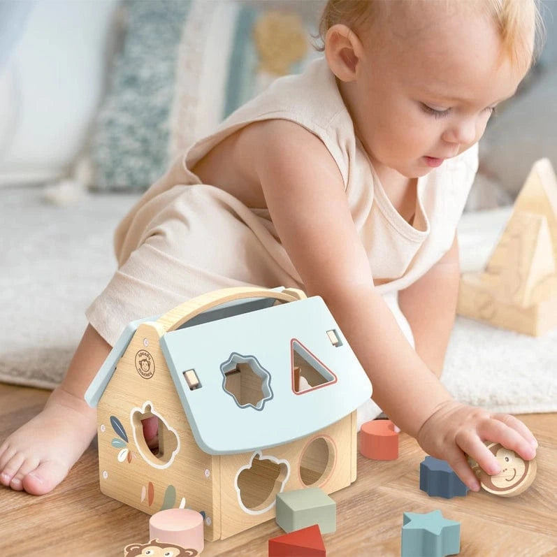 House Shape Sorter Speedy Monkey Lil Tulips