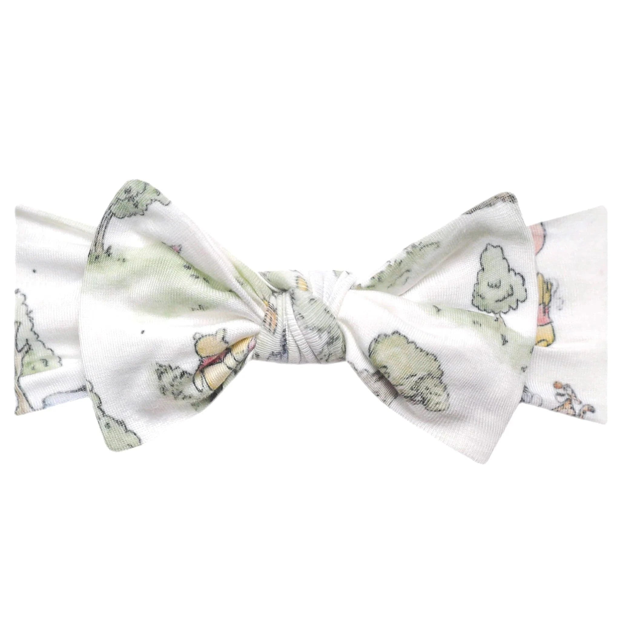 Hundred Acre Wood Knit Headband Bow Copper Pearl Lil Tulips