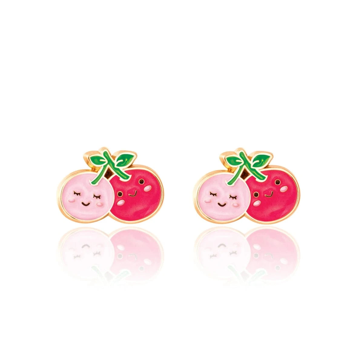 I Cherry-Ish You Cutie Stud Earrings Girl Nation Bracelets Lil Tulips