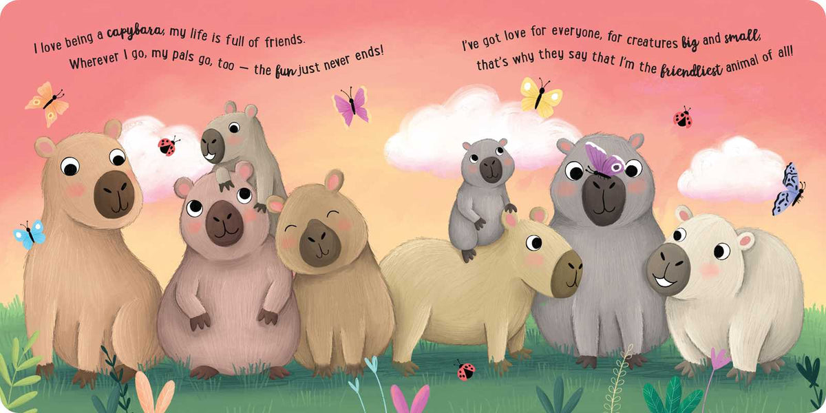 I Love Being A Capybara: Padded Board Book Simon & Schuster Lil Tulips