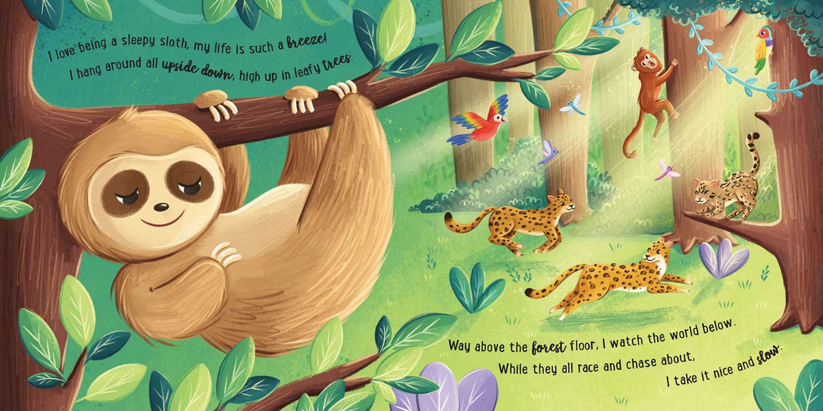 I Love Being A Sloth: Padded Board Book Simon & Schuster Lil Tulips
