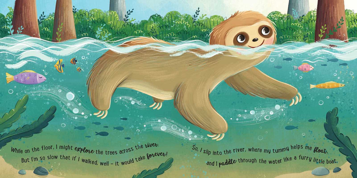 I Love Being A Sloth: Padded Board Book Simon & Schuster Lil Tulips