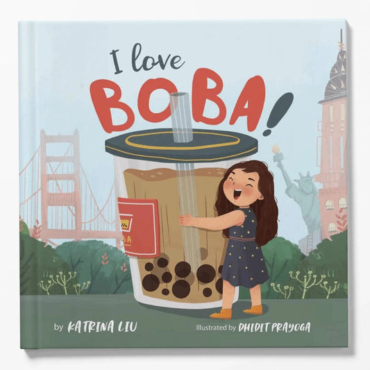 I Love Boba! - the First Children's Book About Bubble Tea Lychee Press Lil Tulips