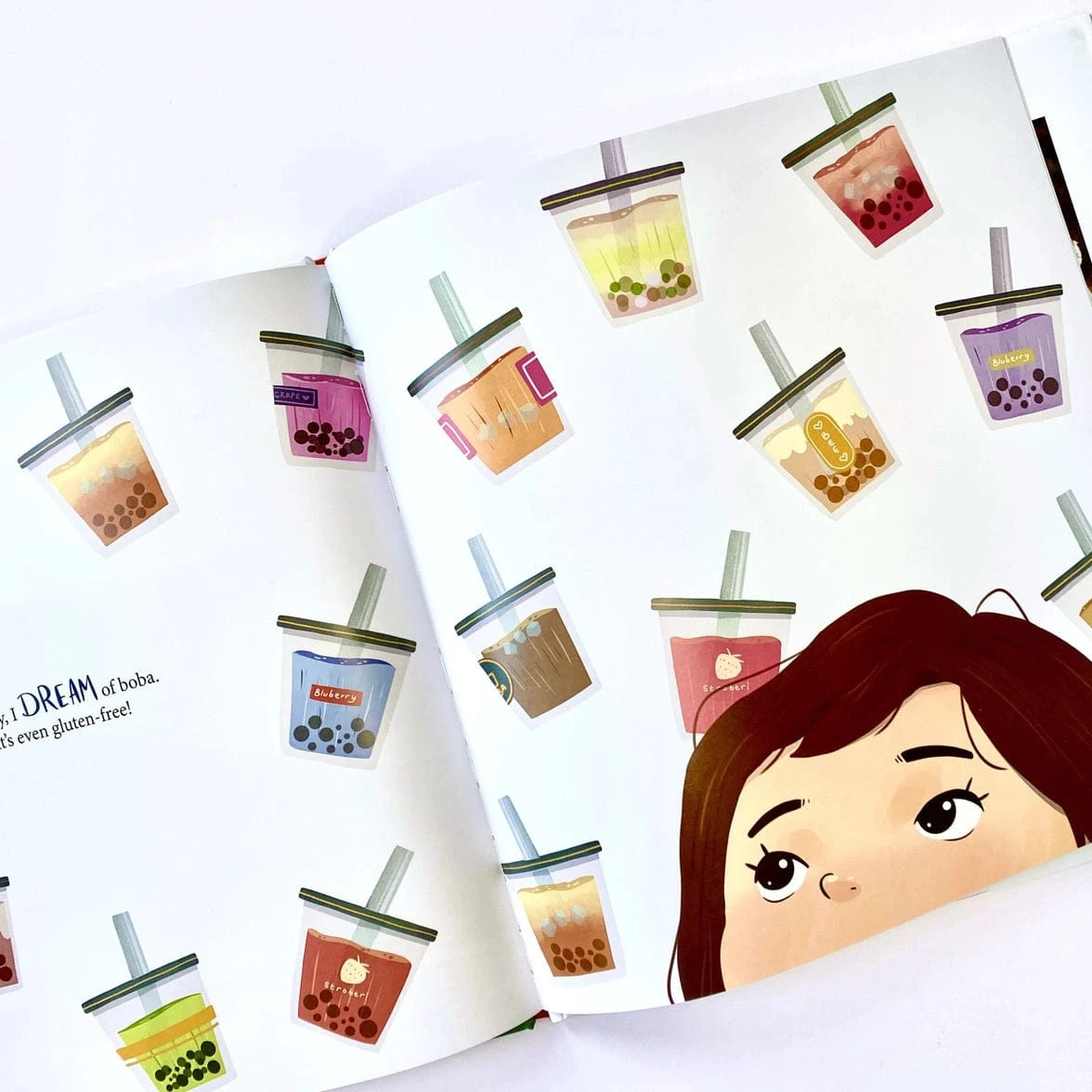 I Love Boba! - the First Children's Book About Bubble Tea Lychee Press Lil Tulips