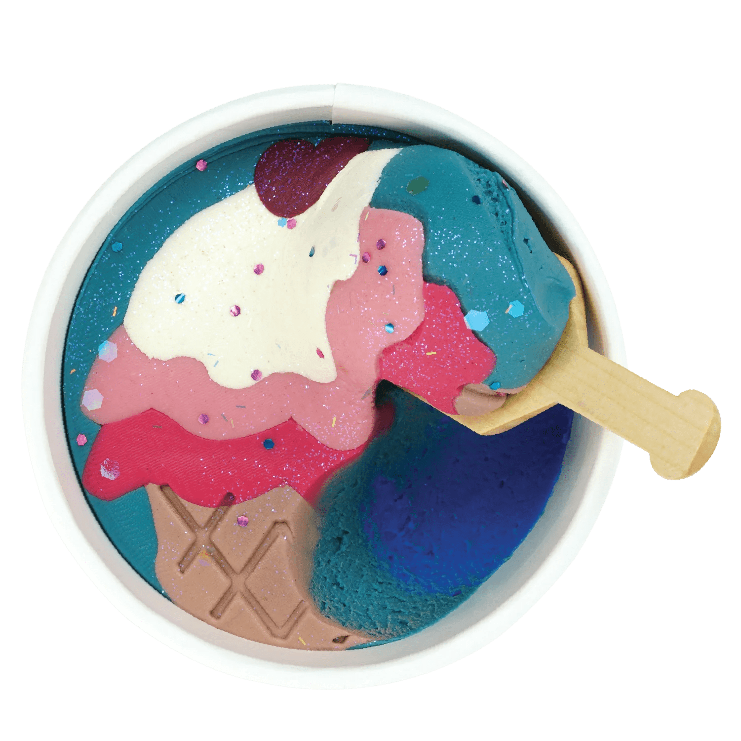 Ice Cream Dream Large Scoop Play Dough Land of Dough Lil Tulips