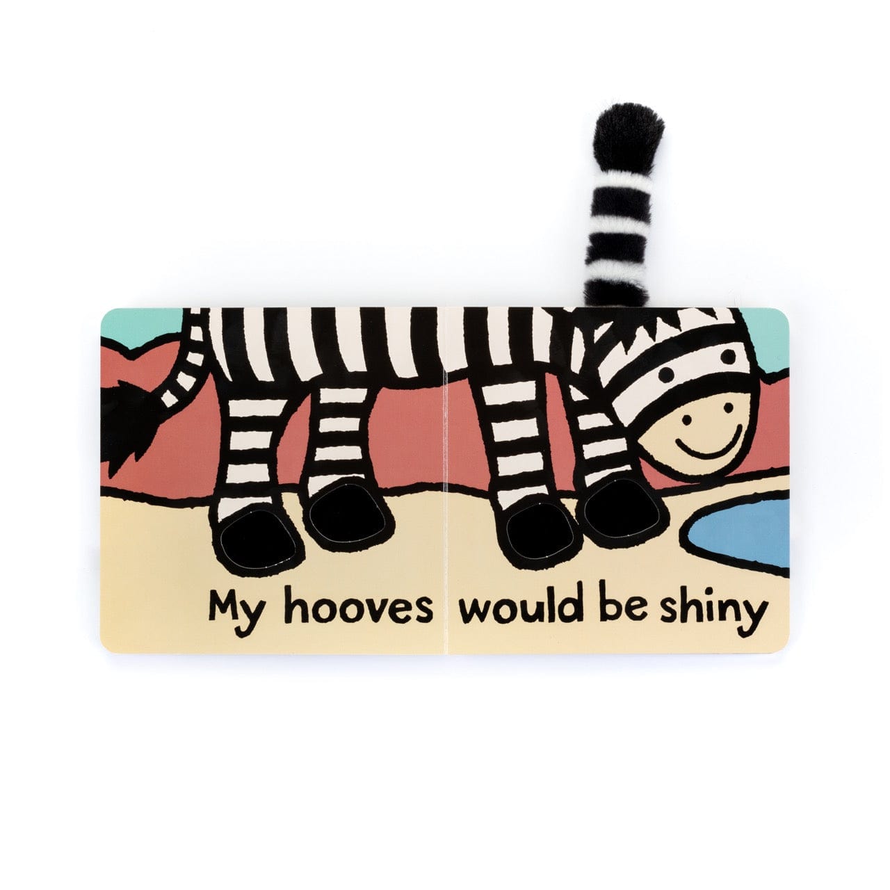 If I were a Zebra Board Book Jellycat Books Lil Tulips
