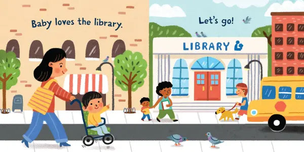 Indestructibles: Baby Loves the Library Indestructibles Lil Tulips