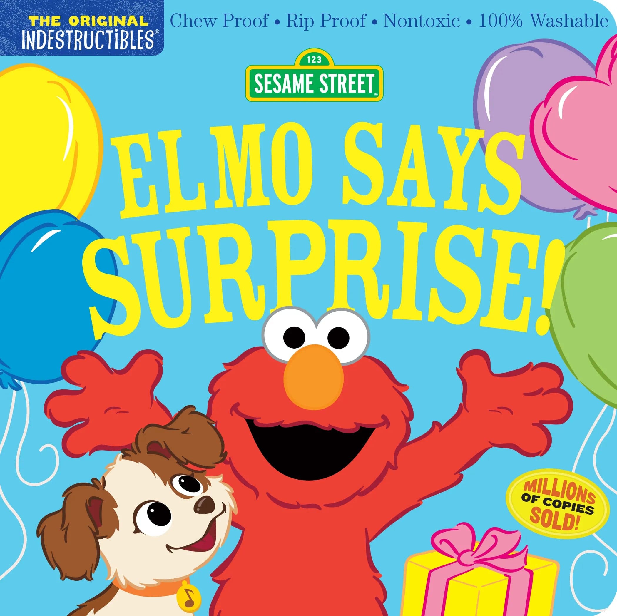 Indestructibles: Sesame Street: Elmo Says Surprise! Indestructibles Lil Tulips