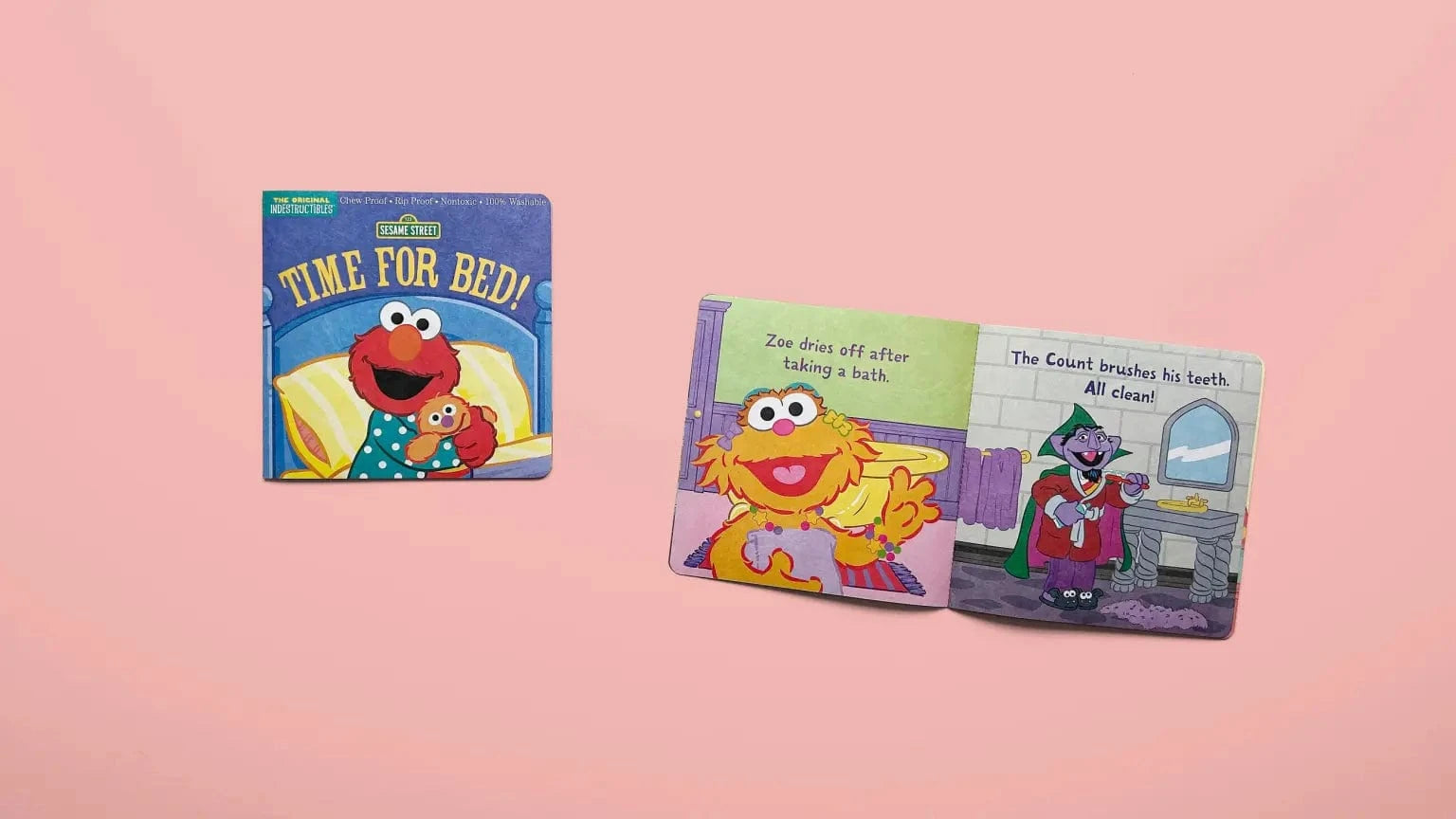 Indestructibles: Sesame Street: Time for Bed! Indestructibles Lil Tulips