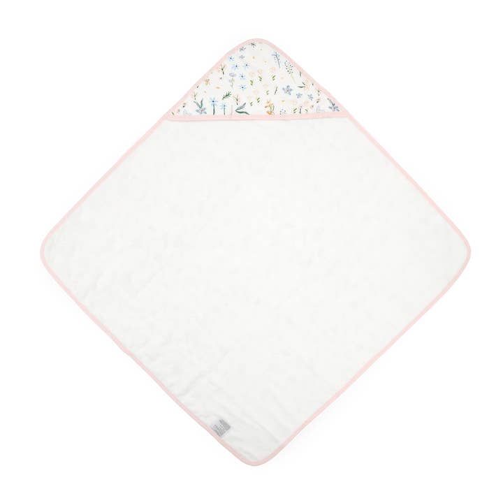 Infant Hooded Towel - Pastel Petals Default Little Unicorn Lil Tulips