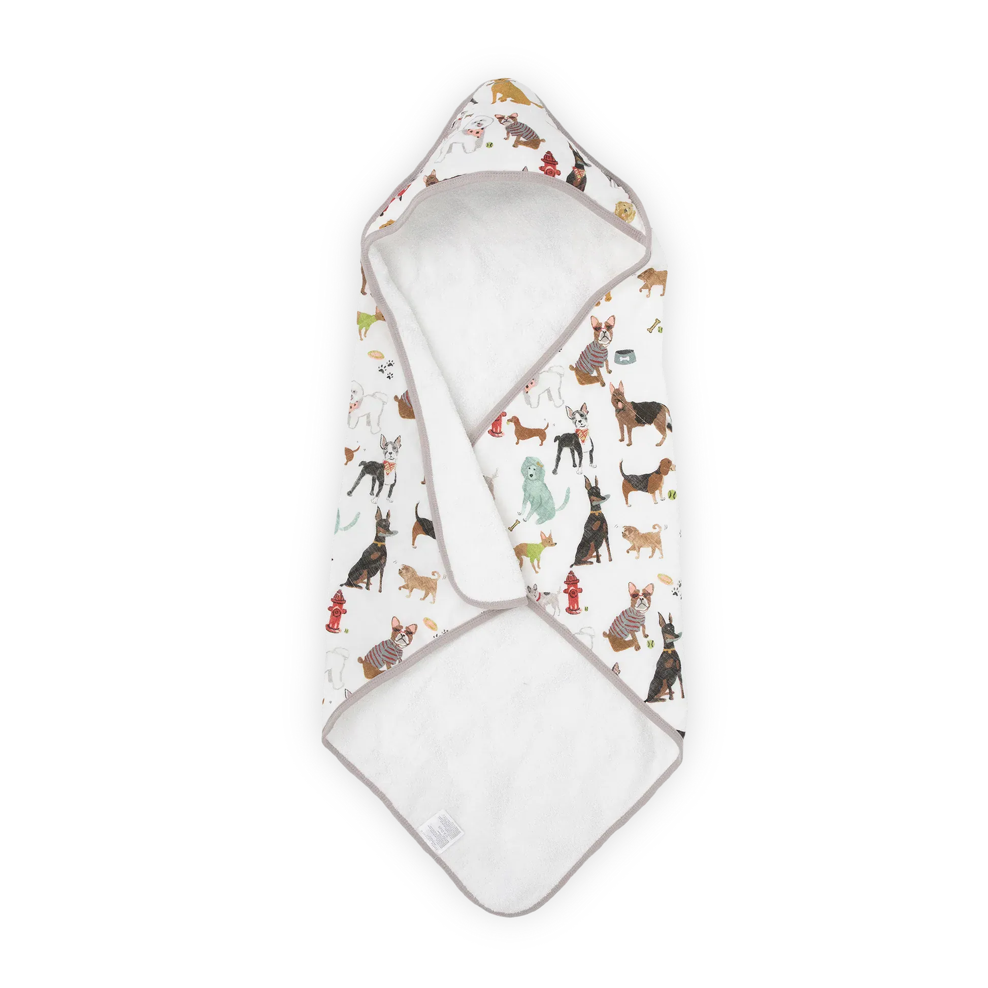 Infant Hooded Towel - Woof Little Unicorn Lil Tulips