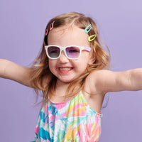 Iridescent Orchid Two-Tone Navigator Sunglasses Babiators Lil Tulips