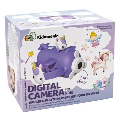 Iris the Unicorn - Kids Digital Camera Camcorder - Model V Kidamento Lil Tulips