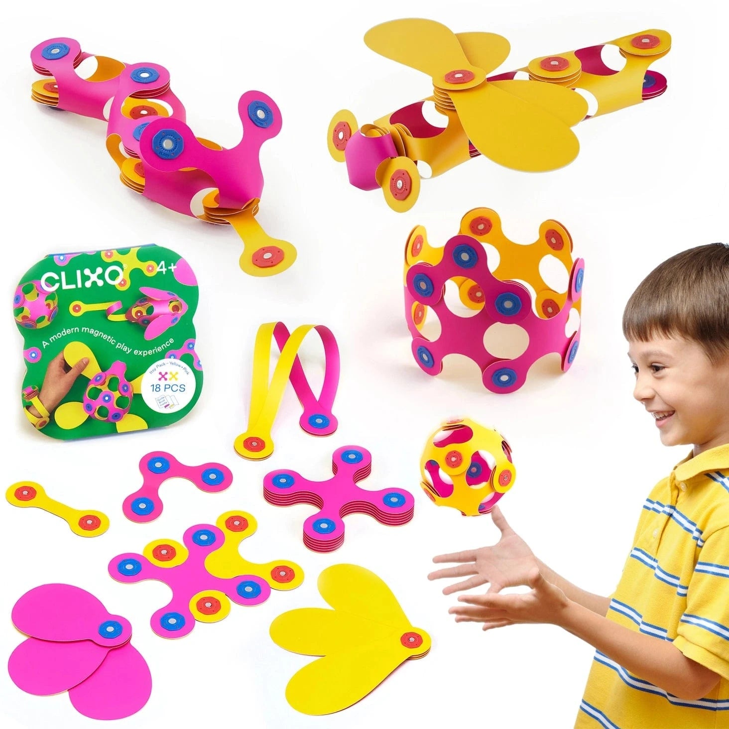Itsy Pack -  Pink Yellow Clixo Lil Tulips
