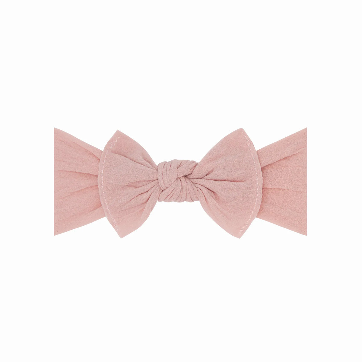 Itty Bitty Knot - Antique Pink Baby Bling Bows Lil Tulips