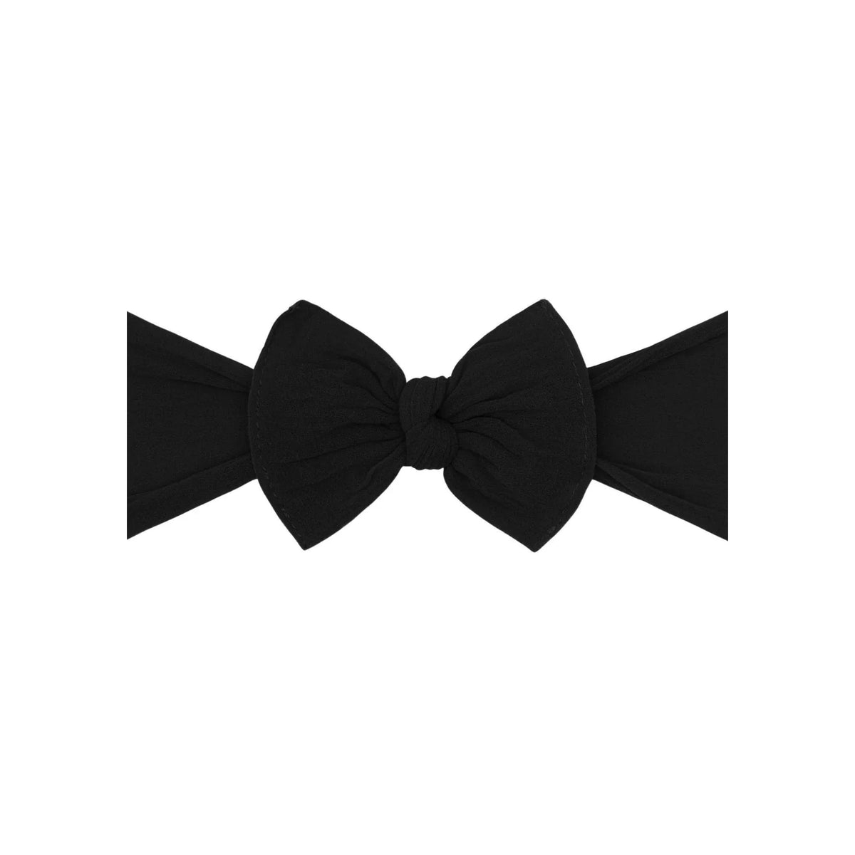 Itty Bitty Knot - Black Baby Bling Bows Lil Tulips