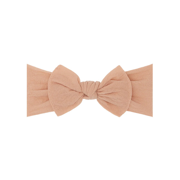 Itty Bitty Knot - Blush Baby Bling Bows Lil Tulips