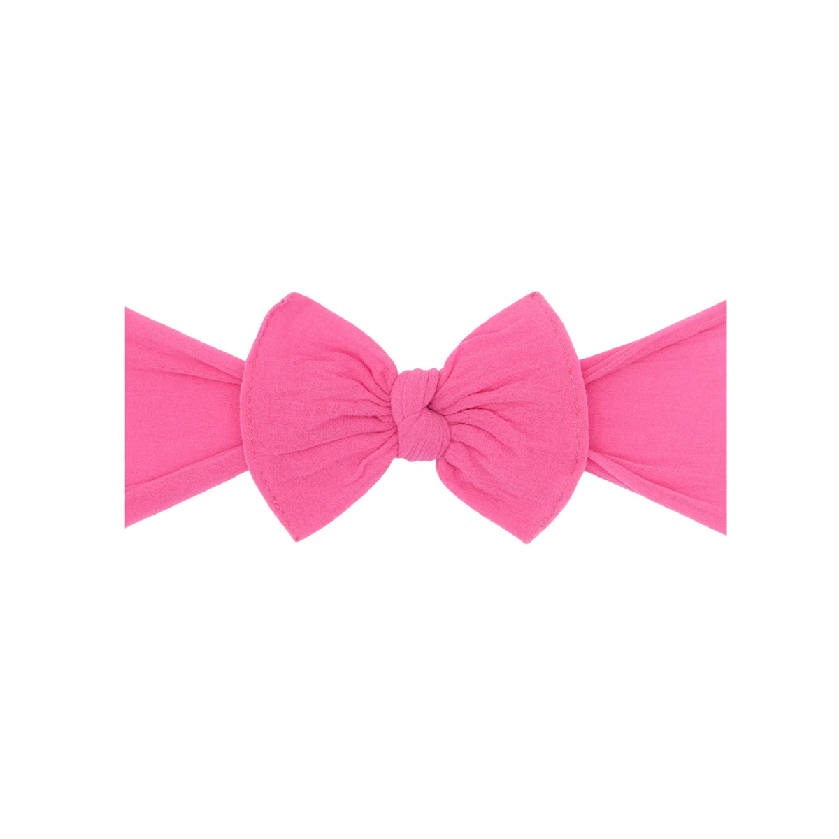 Itty Bitty Knot - Hot Pink Baby Bling Bows Lil Tulips