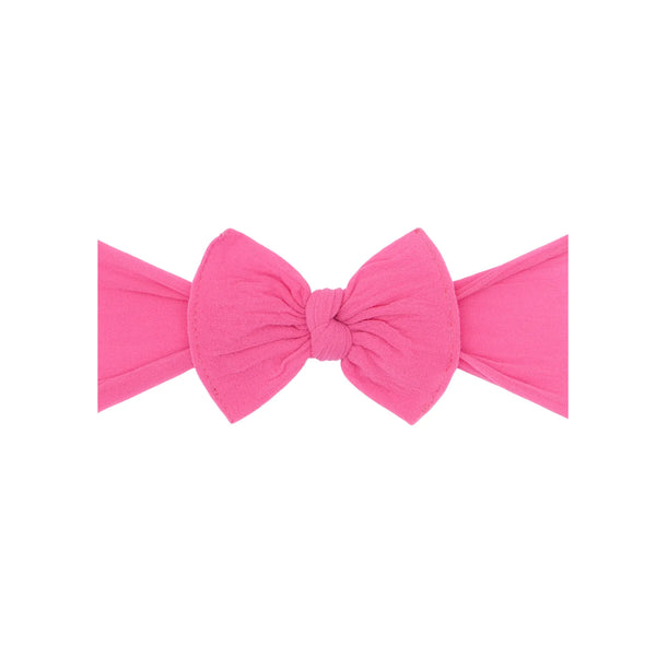 Itty Bitty Knot - Hot Pink Baby Bling Bows Lil Tulips