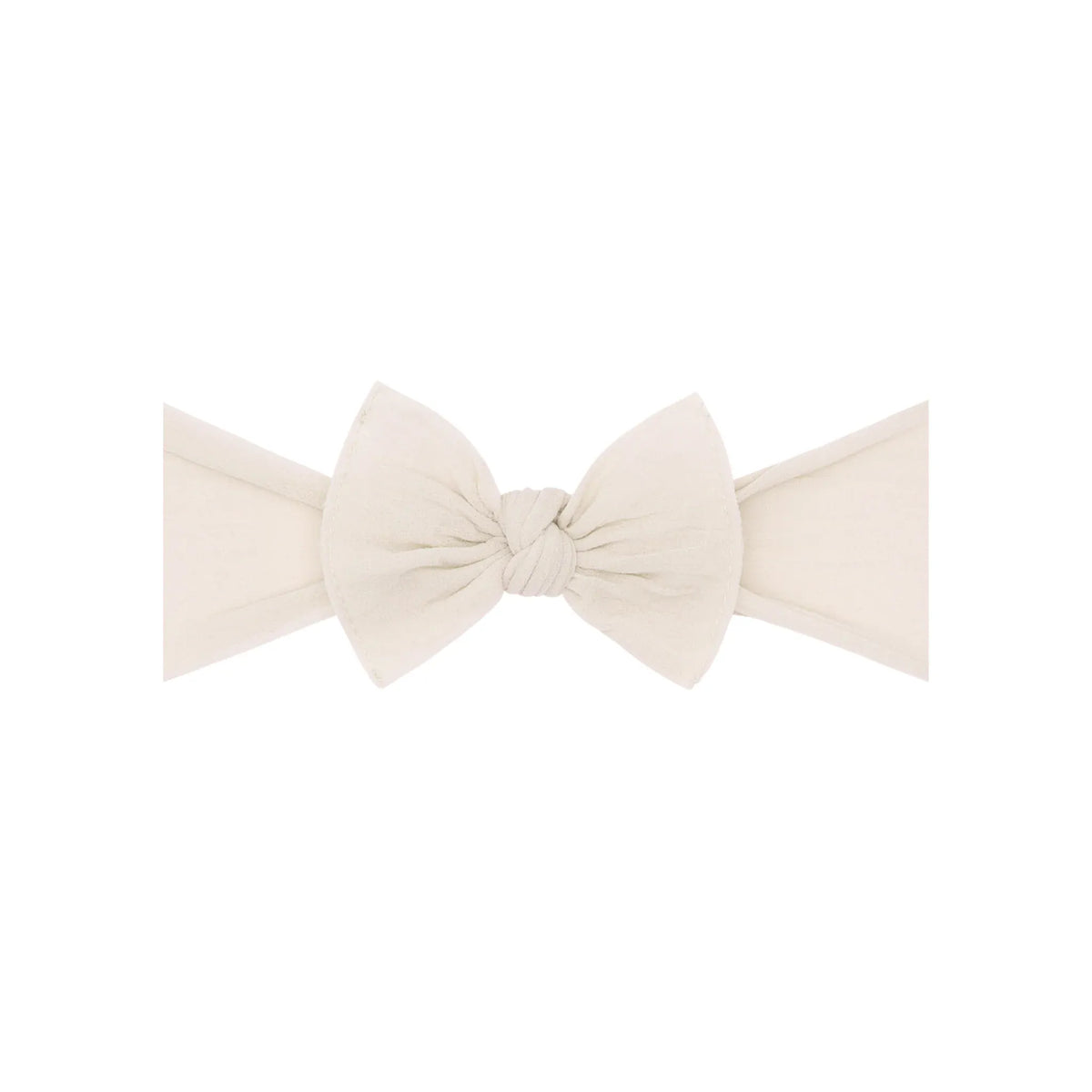 Itty Bitty Knot - Oatmeal Baby Bling Bows Lil Tulips