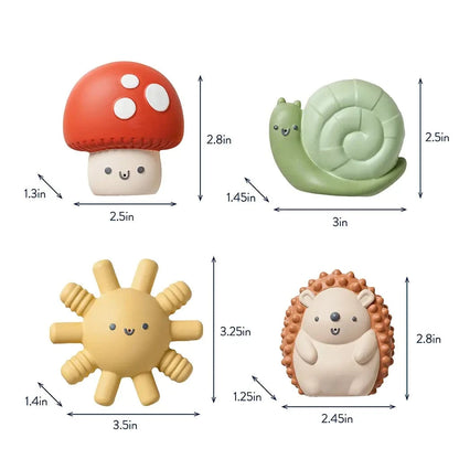Itzy Squirt™ 4-pack of Soft Bath Toys Itzy Ritzy Lil Tulips
