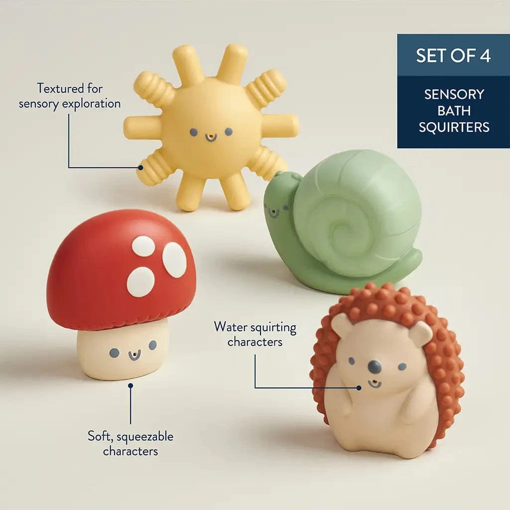 Itzy Squirt™ 4-pack of Soft Bath Toys Itzy Ritzy Lil Tulips