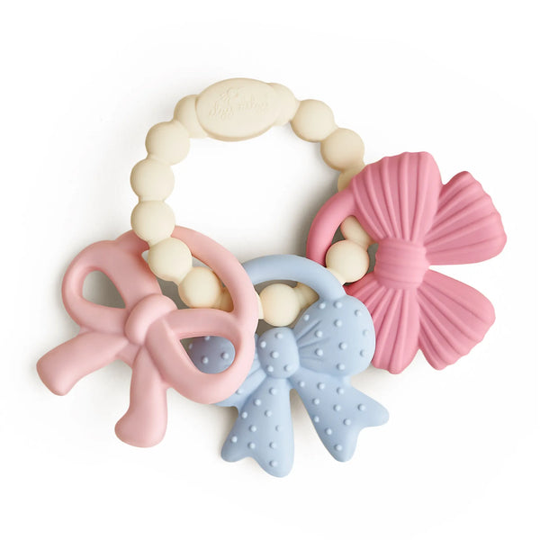 Itzy Trio™ Multi-Textured Silicone Teether Bows Itzy Ritzy Lil Tulips