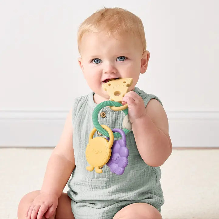 Itzy Trio™ Multi-Textured Silicone Teether Charcuterie Itzy Ritzy Lil Tulips
