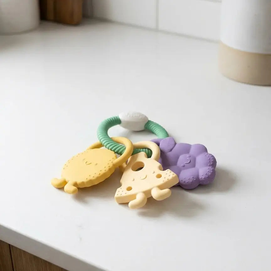 Itzy Trio™ Multi-Textured Silicone Teether Charcuterie Itzy Ritzy Lil Tulips