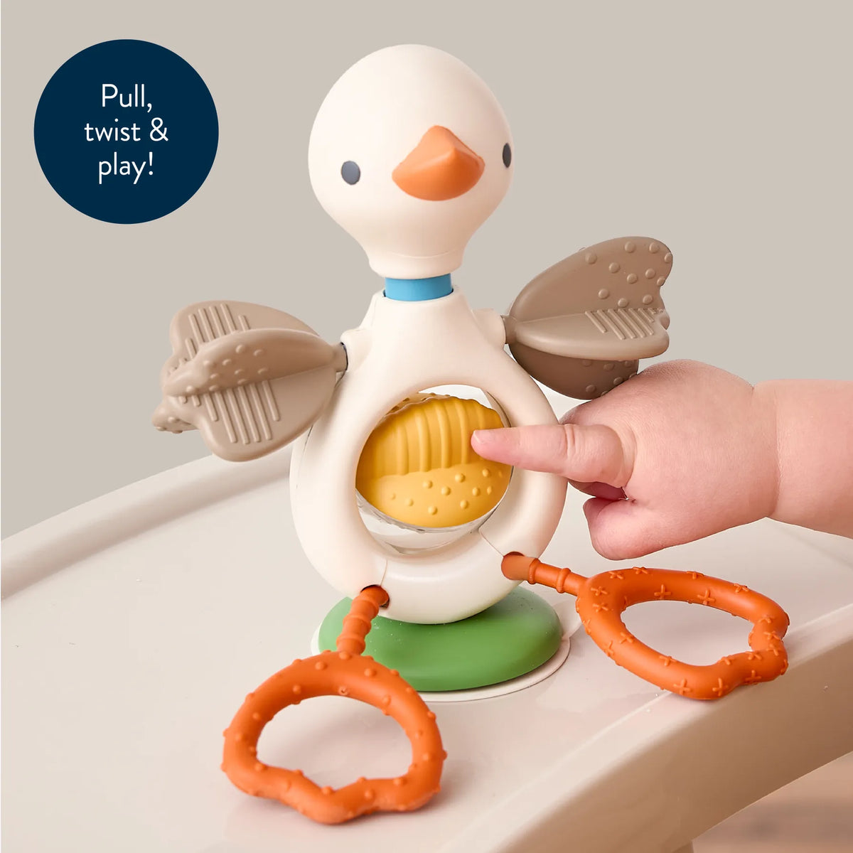 Itzy Twist & Bop™ - High Chair Sensory Toy Goose Itzy Ritzy Lil Tulips