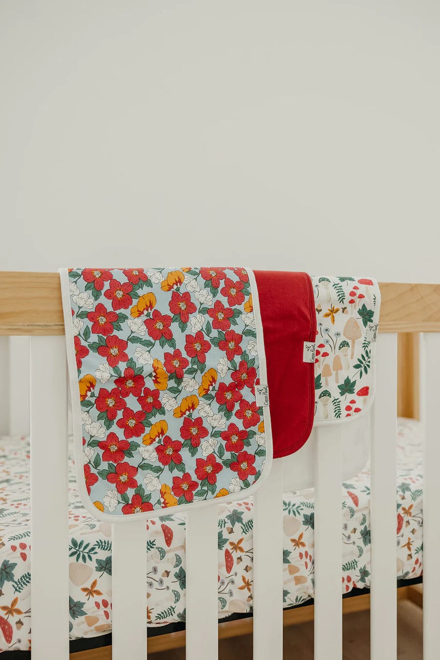 Ivy Burp Cloth Set Copper Pearl Lil Tulips