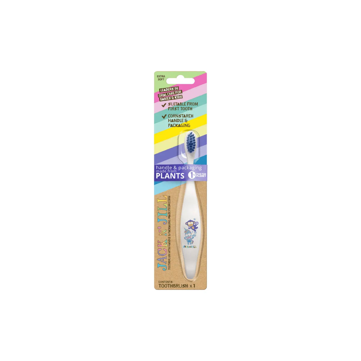 Jack N' Jill Kids Toothbrush - Characters Vary Jack n' Jill Lil Tulips