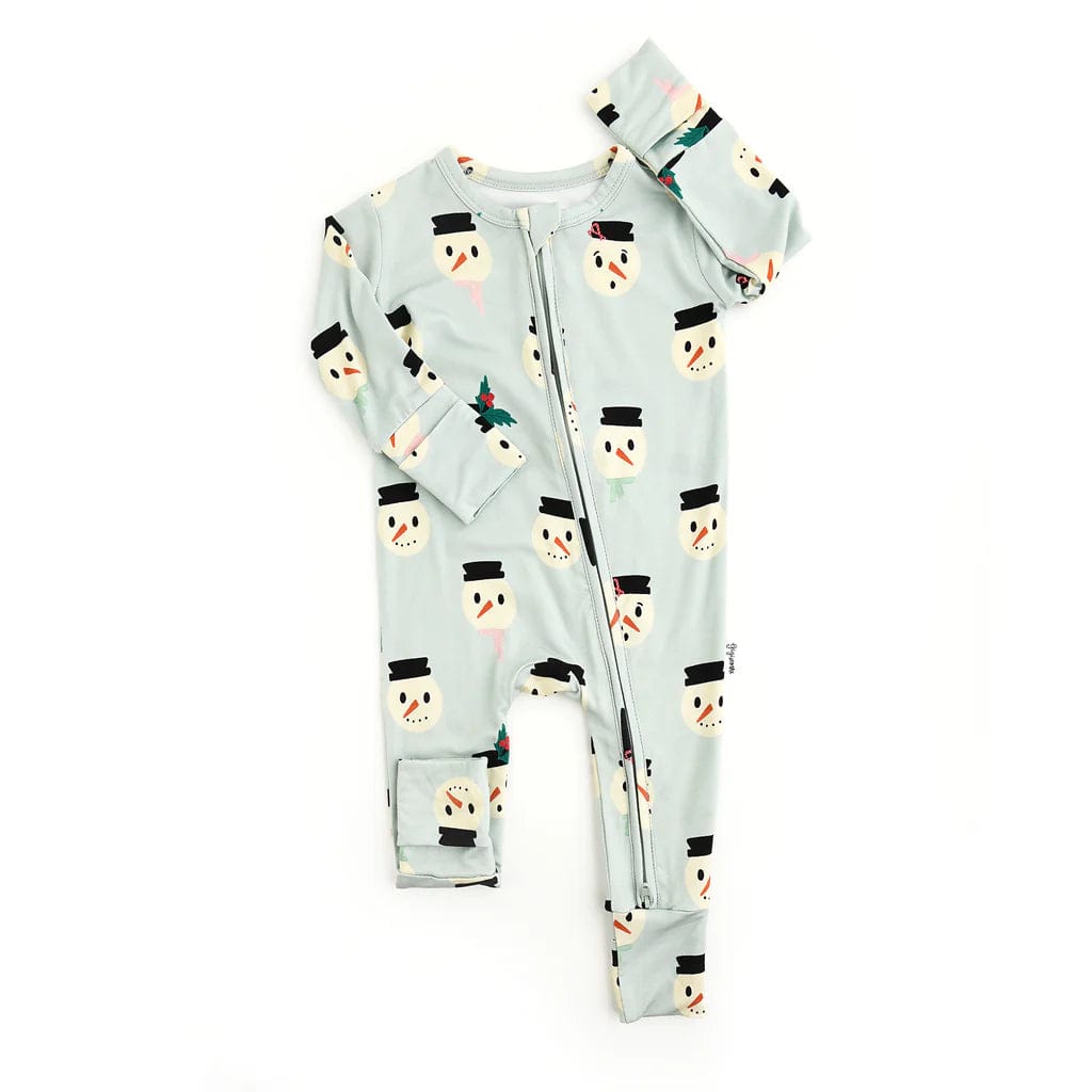 Jack Snowman Zip Romper Gigi and Max Baby & Toddler Clothing Lil Tulips
